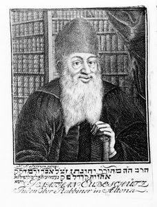 Porträt von Jonathan Eubeschutz, Oberrabbiner in Altona von German School