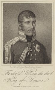 Porträt von König Friedrich Wilhelm III. von Preußen von German School