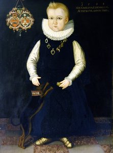 Porträt von Maximilian Eisenreich, 3 Jahre alt von German School