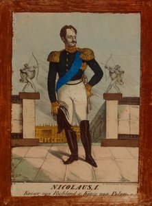 Porträt von Nikolaus I., Zar von Russland und König von Polen, Neuruppiner Bilderbogen, um 1850