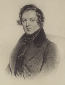 Porträt von Robert Schumann von German School