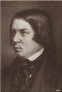 Porträt von Robert Schumann von German School