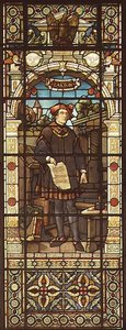 Porträt von William Caxton (ca. 1422-91) gemacht von Mayer und Co., Münchner Firma aktiv in London, ca. 1880