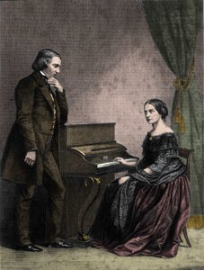 Robert und Clara Schumann, deutsche Musiker