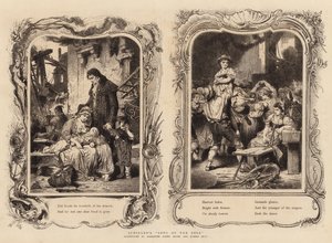 Schillers "Lied von der Glocke" (Gravur) von German School