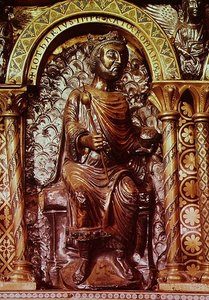 Schrein von Kaiser Karl dem Großen (742-814), (Detail)