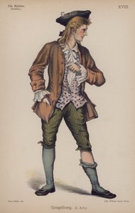 Spiegelberg, aus Die Räuber von Friedrich Schiller von German School