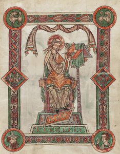 St. Gregor als Autor, 1181-1200 von German School