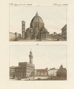 Seltsame Gebäude in Florenz