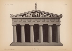Tempel des Zeus, Olympia, Griechenland von German School