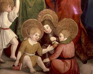 Die Kindheit des Heiligen Joseph, (Detail)