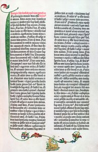 Die Gutenberg-Bibel, Mainz ca. 1450-55