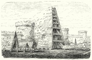 Die Helepolis von Demetrius I. von Makedonien (Stich) von German School