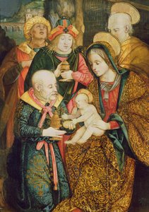 Die Heilige Familie und die Drei Weisen