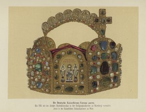 Die Kaiserkrone des Heiligen Römischen Kaisers von German School