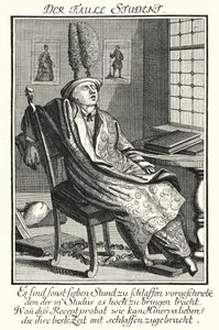Der faule Student (Stich) von German School