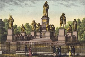 Das Lutherdenkmal in Worms von German School