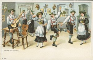 Der Schuhplattler-Tanz von German School