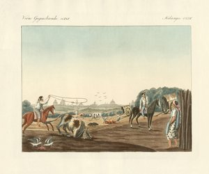 Der Süden von Matadero, eines der öffentlichen Schlachthäuser von Buenos Aires