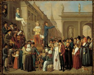 Die Bühnenszene von German School