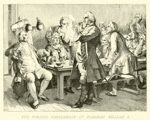 Das Tabakskollegium von Friedrich Wilhelm I. von German School