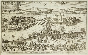 Die Stadt Tokay von den Türken zurückerobert durch Herr Schwendi im Jahr 1565, Illustration aus einem Buch über die osmanischen Feldzüge in Europa, graviert von Paul Furst (ca.1605-66)