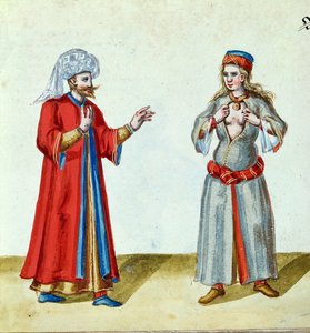 Der Türke und die Kurtisane, Ende des 16. Jahrhunderts