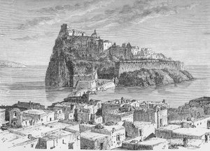 Die Burg der Vulkaninsel Ischia von German School
