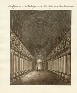 Die Höhlen von Carli in Indien