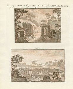 Die ausgegrabene Stadt Pompeji