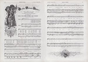 Die Nationalhymne Deutschlands (Stich) von German School