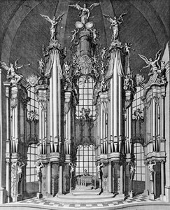 Die Orgel in der Basilika St. Martin, Weingarten von German School