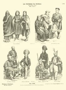 Tibetische und Kaschmirische Kostüme von German School