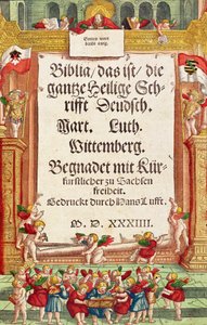 Titelseite der Lutherbibel, um 1530