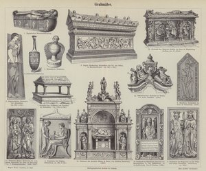 Gräber (Stich) von German School