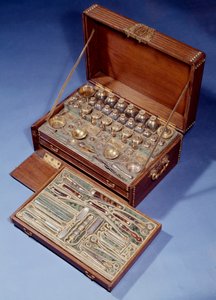 Reisechirurgie- und Apothekenkit. 1640. Augsburg. Kunstgewerbe, Paris. von German School