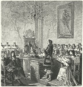 Prozess gegen William Russell, Lord Russell, wegen Hochverrats gegen König Karl II. von German School