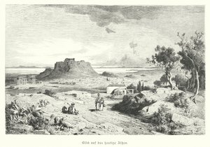 Ansicht von Athen, Griechenland, Ende des 19. Jahrhunderts von German School