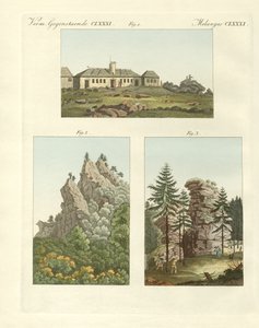 Ansichten des Harzes (Farbstich)