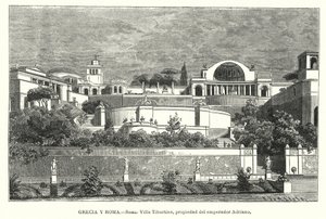 Villa des römischen Kaisers Hadrian, Tivoli, Italien