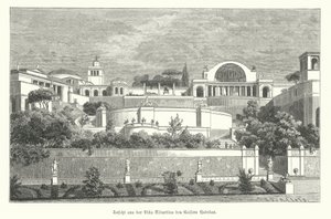 Villa des römischen Kaisers Hadrian in Tivoli, Italien