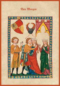 Von Wengen, Kopie von f.300r aus dem Codex Manesse