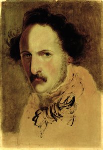 Porträt von Gaetano Donizetti (1797-1848) von Gerolamo Induno