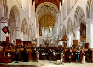 Kircheninneres von Gerrit Adriaensz Berckheyde