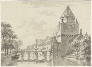 Ansicht der Kleinen Houtpoort, Haarlem