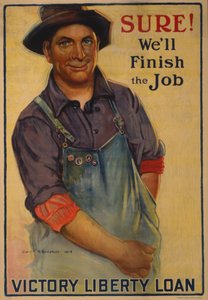 Sicher! Wir werden den Job beenden Victory Liberty Loan, 1918 von Gerrit Albertus Beneker