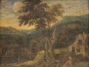 Ein Dorffest von Gerrit Battem