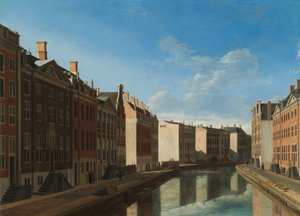 Ansicht der Goldenen Biegung in der Herengracht von Gerrit Berckheyde