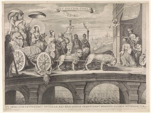 Allegorie auf die Begrüßung von Königsmarck von Gerrit Gerritsz van Fenaem