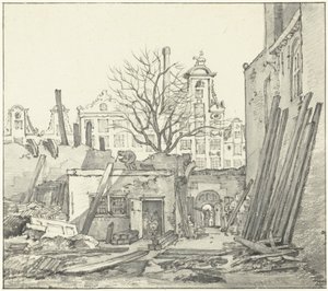 Der Abriss des West-Indischen Hauses in Amsterdam